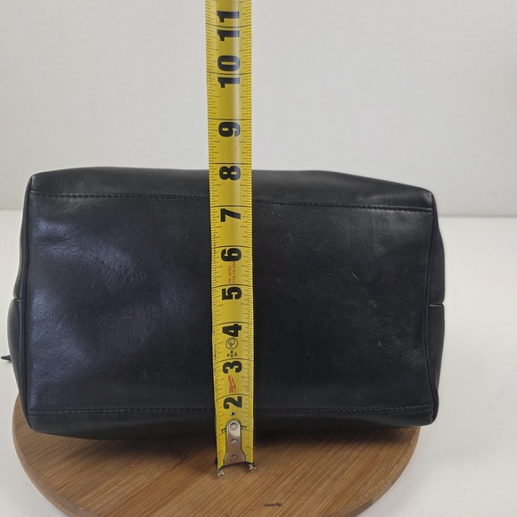 Dooney & Bourke Florentine Satchel Bag Womens Medium Black Leather Zip Top Purse - Picture 9 of 16